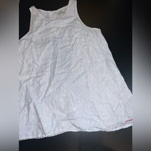 Richards Women's Puro Linho 100% Pure Linen Top Striped Size 3 EUC